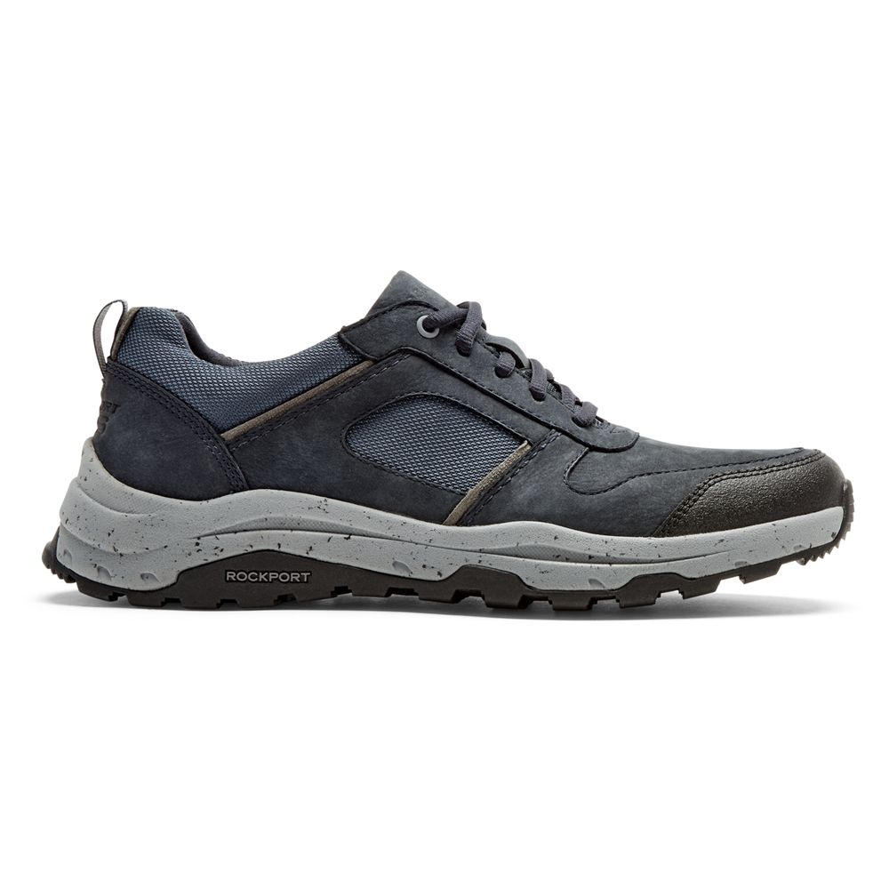 Sneakers Rockport Uomo - Xcs Pathway Waterproof Ubal Trekker - Blu Marino - MCERXBI-98